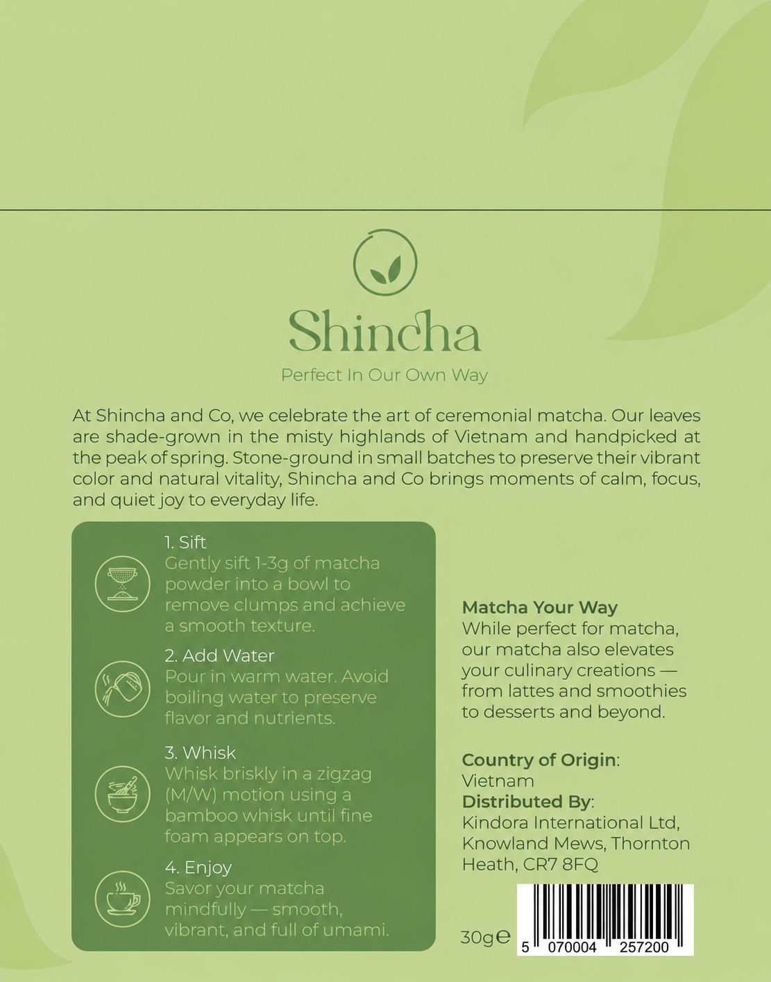 Matcha bundle and save - 3x30gr pouches